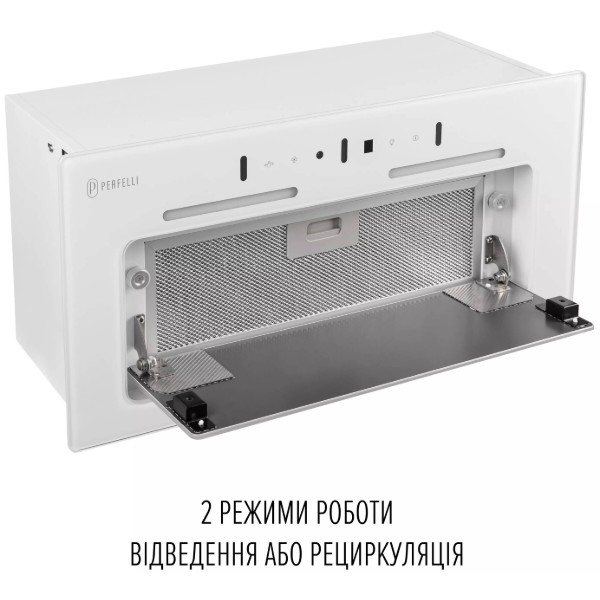 Фото - Вытяжка встраиваемая Perfelli NUOVA 6PWRB BIANCO